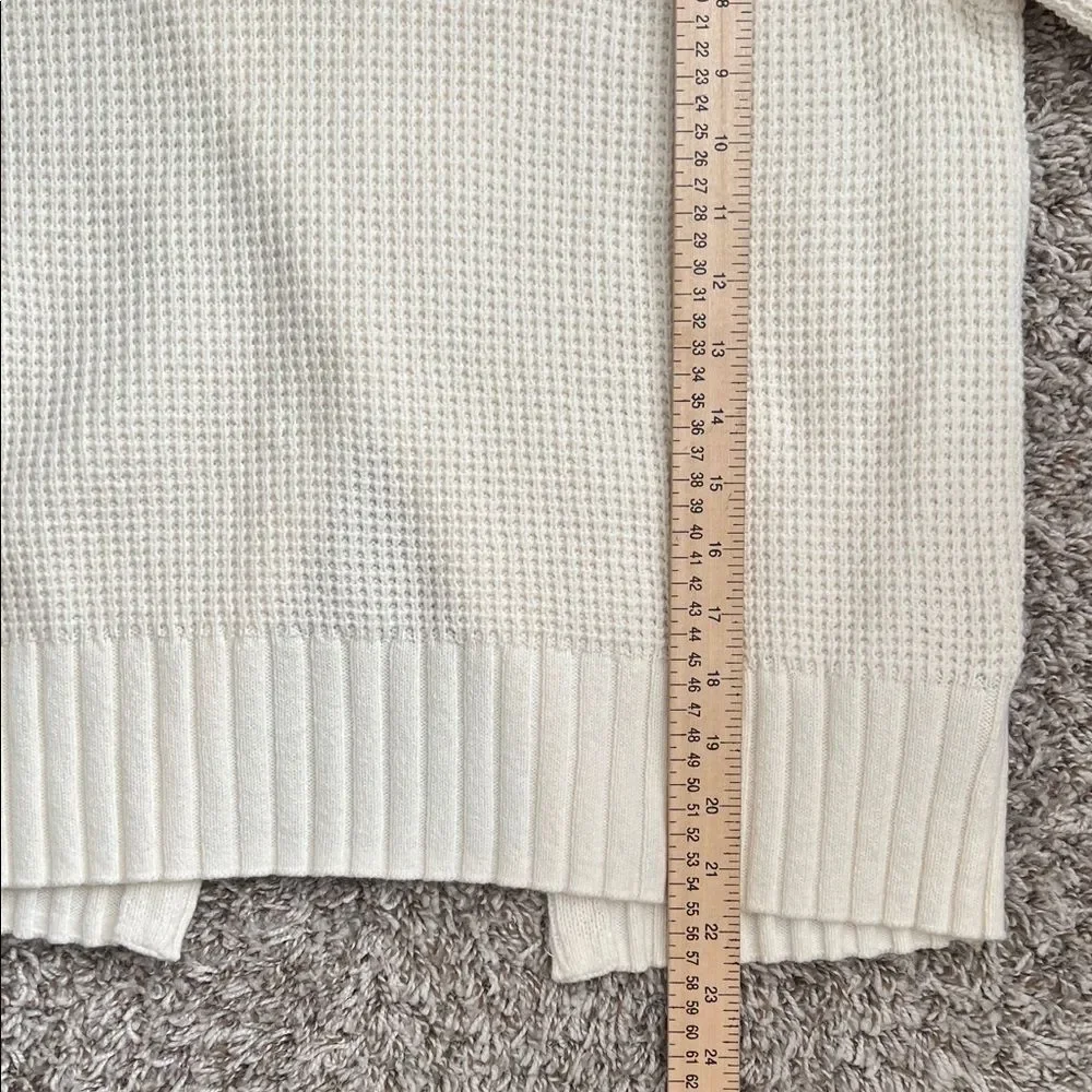 Like New! Madewell Eastbrook Turtleneck Cross-Back Sweater in Cotton-Merino XXS